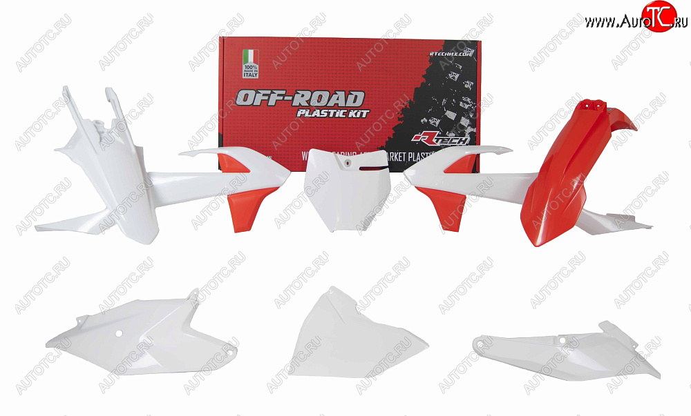 13 999 р. Комплект пластика R-Tech KTM SX85 18-22 (R-KITKTM-OEM-285) оранжевый-белый  r-kitktm-oem-285  с доставкой в г. Воронеж