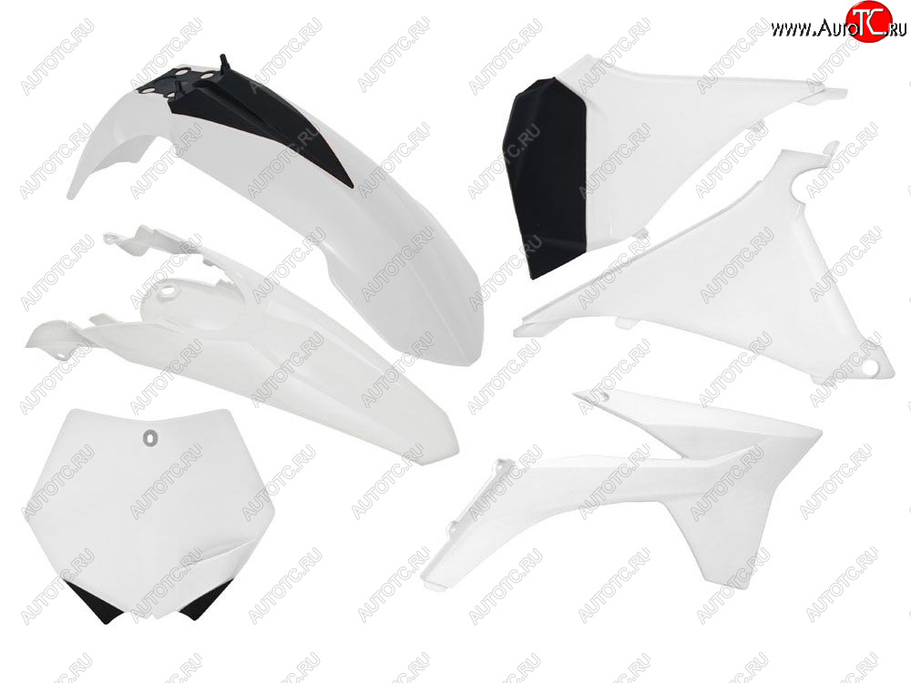 12 749 р. Комплект пластика R-Tech KTM SX125150250 2011 (R-KITKTM-BN0-519) Белый  r-kitktm-bn0-519  с доставкой в г. Воронеж
