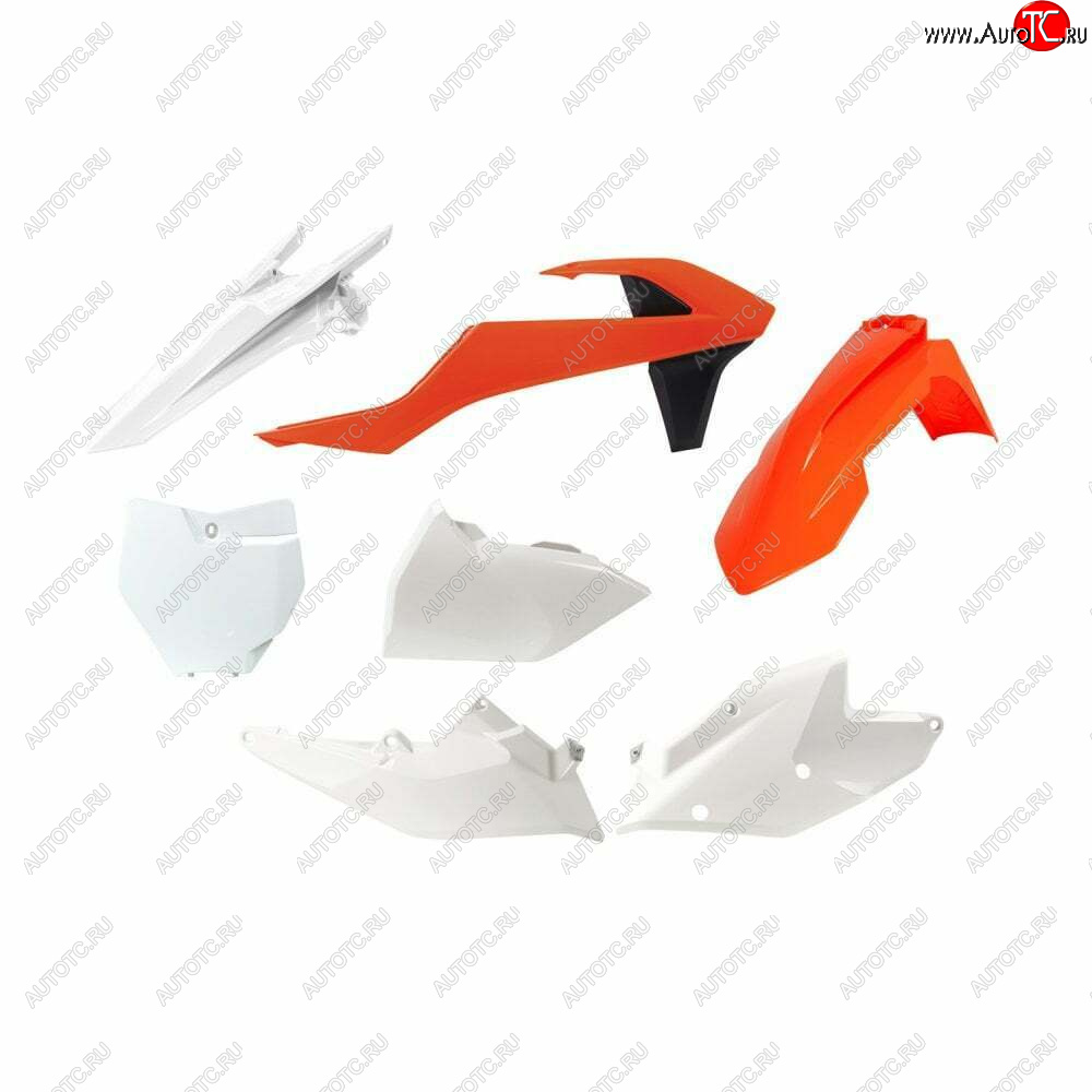 14 999 р. Комплект пластика R-Tech KTM SXSX-F 16-18, XCXC-F 17-18 (R-KITKTM-OEM-516) Бело-Оранжево-Черный  r-kitktm-oem-516  с доставкой в г. Воронеж