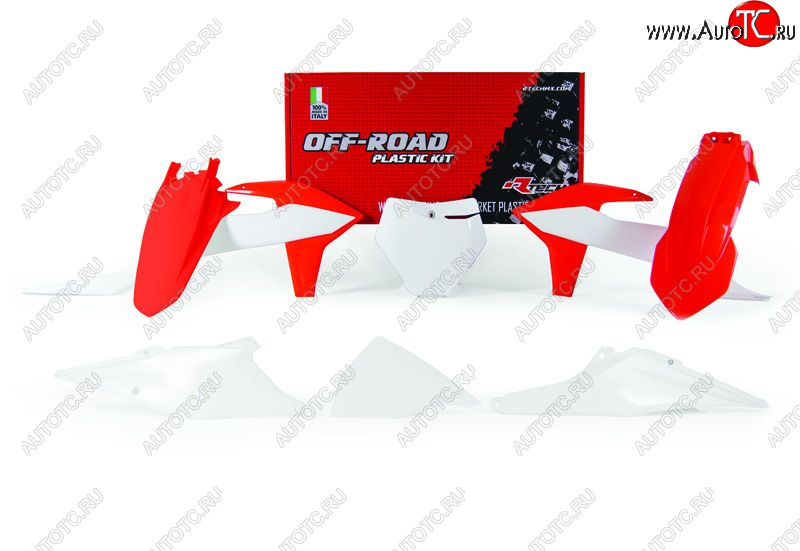 14 999 р. Комплект пластика R-Tech KTM SXSXF 19-22, XCXCF 19-22 (R-KITKTM-OEM-600) Бело-оранж  r-kitktm-oem-600  с доставкой в г. Воронеж