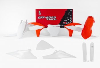 14 999 р. Комплект пластика R-Tech KTM SXSXF 19-22, XCXCF 19-22 (R-KITKTM-OEM-609) Бело-Карсный  r-kitktm-oem-609  с доставкой в г. Воронеж. Увеличить фотографию 1