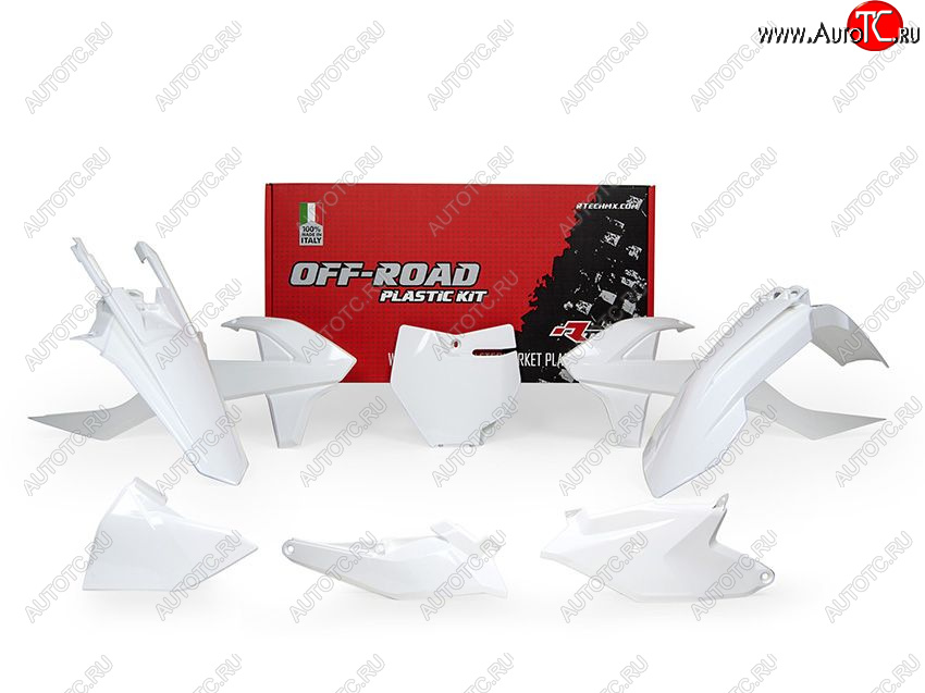 12 749 р. Комплект пластика R-Tech KTM SX85 18-22, MC 85 21-22 (R-KITKTM-BN0-185) Белый  r-kitktm-bn0-185  с доставкой в г. Воронеж