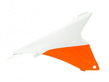 3 089 р. Крышка воздуш фильта прав R-Tech KTM SXSXF 13-15 (R-FIKTMBNARDX13) Бело-Оранжевый  r-fiktmbnardx13  с доставкой в г. Воронеж. Увеличить фотографию 1