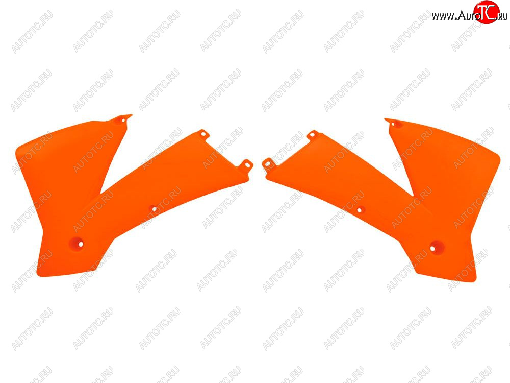 6 399 р. Обтекатели радиатора R-Tech KTM SX 01-04, EXC 03-04 (R-CVKTMAR9803) Оранжевый  r-cvktmar9803  с доставкой в г. Воронеж
