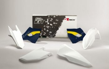 11 799 р. Комплект пластика R-Tech Husqvarna TEFE 15-16 (R-KITHSQ-OEM-416) белыйсиний  r-kithsq-oem-416  с доставкой в г. Воронеж. Увеличить фотографию 1