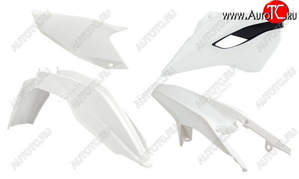 12 749 р. Комплект пластика R-Tech Husqvarna TEFE 2014 (R-KITHSQ-OEM-410) белыйчерный  r-kithsq-oem-410  с доставкой в г. Воронеж