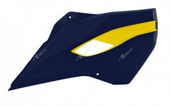 7 399 р. Обтекатели радиатора R-Tech Husqvarna TCFC 14-15, TEFE 14-16 (R-CVHSQBLHGQ14) синиежелтые  r-cvhsqblhgq14  с доставкой в г. Воронеж. Увеличить фотографию 1