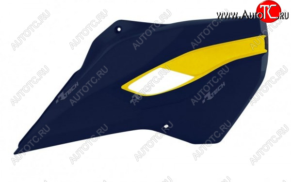 7 399 р. Обтекатели радиатора R-Tech Husqvarna TCFC 14-15, TEFE 14-16 (R-CVHSQBLHGQ14) синиежелтые  r-cvhsqblhgq14  с доставкой в г. Воронеж