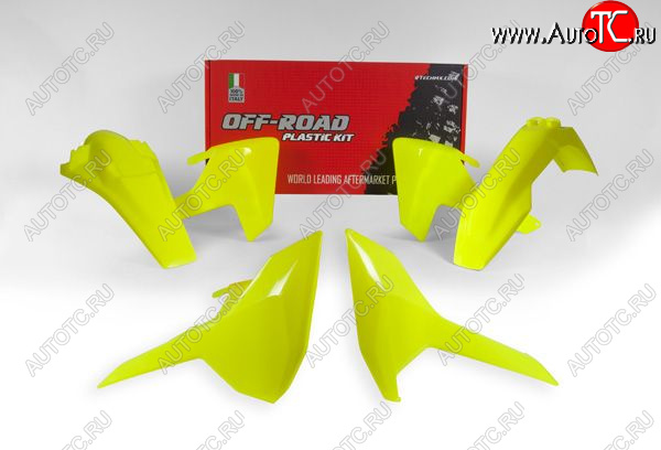 14 999 р. Комплект пластика R-Tech Husqvarna TEFETX 17-19 (R-KITHSQ-GF0-417) неоновый желтый  r-kithsq-gf0-417  с доставкой в г. Воронеж