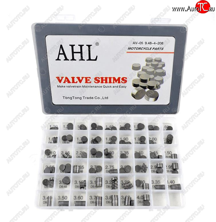 11 849 р. Комплект регулировочных шайб AHL 9.48 мм 208шт. 1,20-3.80  пм-00025748  с доставкой в г. Воронеж