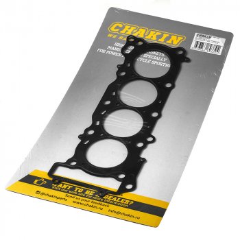 4 199 р. Прокладка ГБЦ CHAKIN Yamaha XJ6S 09-17, FZ6R 09-17 20S-11181-00-00  100y-048  с доставкой в г. Воронеж. Увеличить фотографию 1