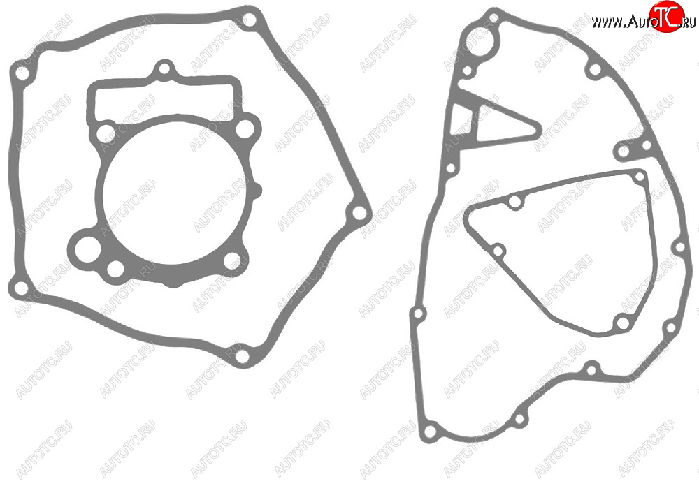 1 999 р. Комплект прокладок CHAKIN для мотоцикла Kawasaki KX250F 04-08, Suzuki RMZ250 04-06  00kk-009  с доставкой в г. Воронеж