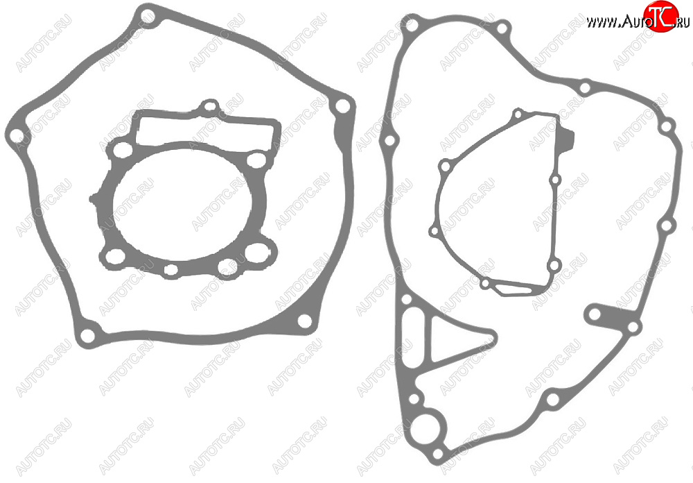 1 589 р. Комплект прокладок CHAKIN для мотоцикла Kawasaki KX250F 17-18  00kk-010  с доставкой в г. Воронеж