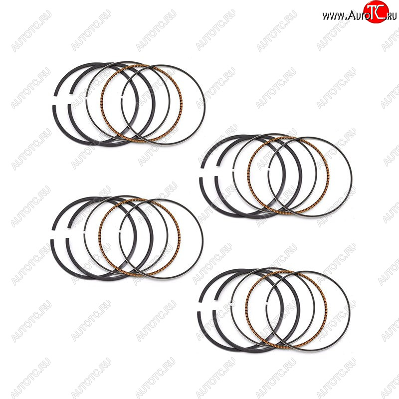 1 499 р. Поршневые кольца AHL Kawasaki ZZR400 90-07, ZRX400 94-08 57,5мм (13008-1129)  пм-00028420  с доставкой в г. Воронеж