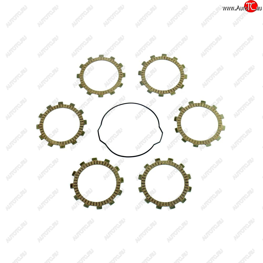 5 339 р. Компл. фрикц. дисков сцепл.+прокладка Athena KTM SX65 09-23, MC65 20-23, TC65 17-23  p40230019  с доставкой в г. Воронеж