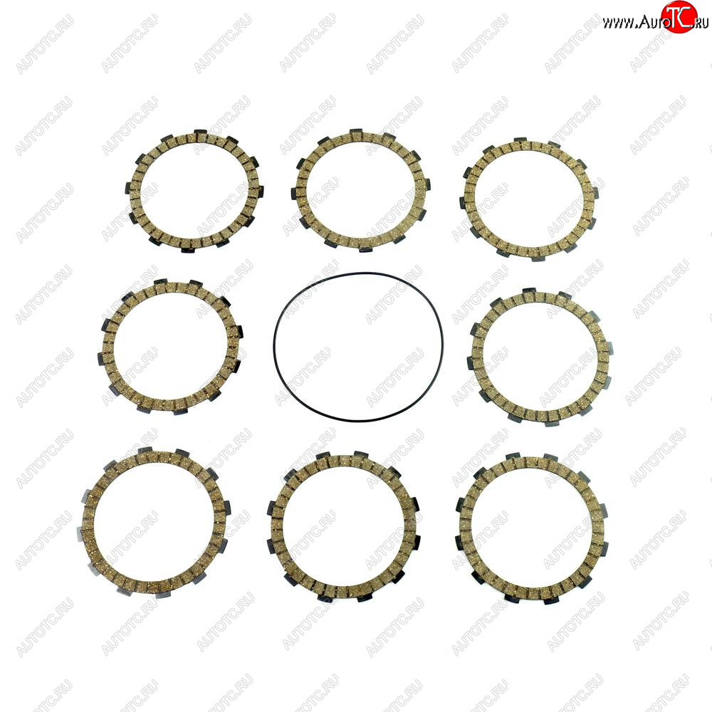 9 509 р. Компл. фрикц. дисков сцепл.+прокладка Athena KTM SX-F450 13-22, EXC-F450 17-22  p40230020  с доставкой в г. Воронеж