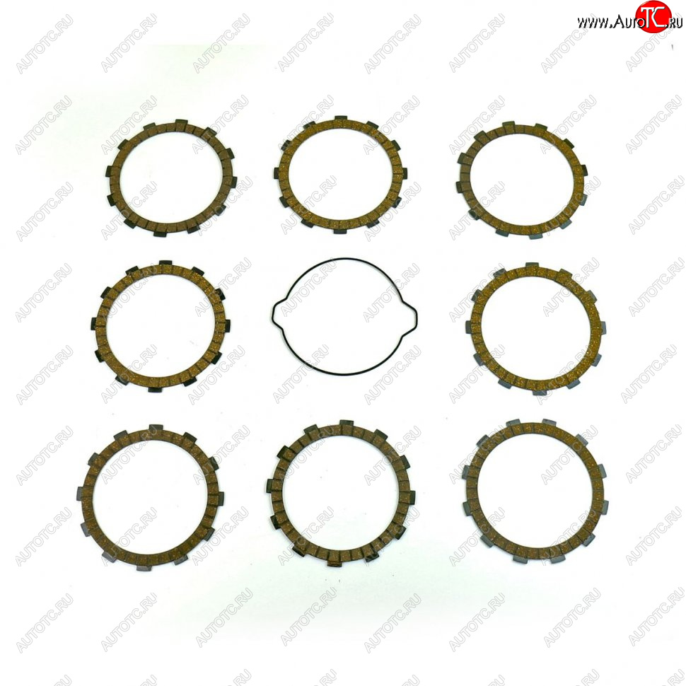 10 089 р. Компл. фрикц. дисков сцепл.+прокладка Athena KTM SX250 17-23,EXC250300 17-23  p40230026  с доставкой в г. Воронеж