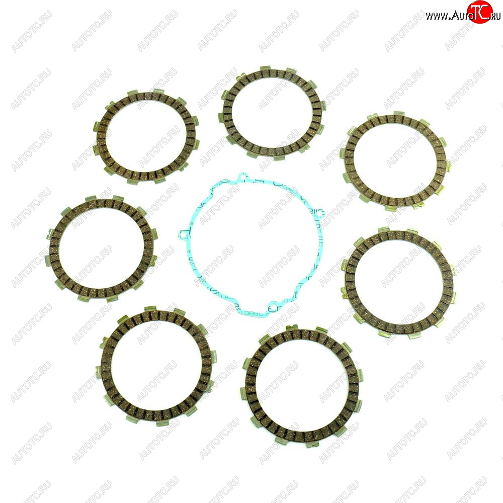 5 999 р. Компл. фрикц. дисков сцепл.+прокладка Athena KTM SX125 98-15,EXC125 04-14  p40230036  с доставкой в г. Воронеж