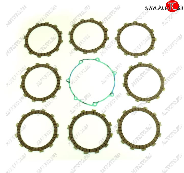 9 579 р. Компл. фрикц. дисков сцепл.+прокладка Athena Yamaha YZ450F 07-09  p40230076  с доставкой в г. Воронеж