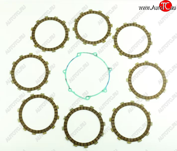 9 579 р. Компл. фрикц. дисков сцепл.+прокладка Athena Yamaha WR450F 05-14  p40230078  с доставкой в г. Воронеж