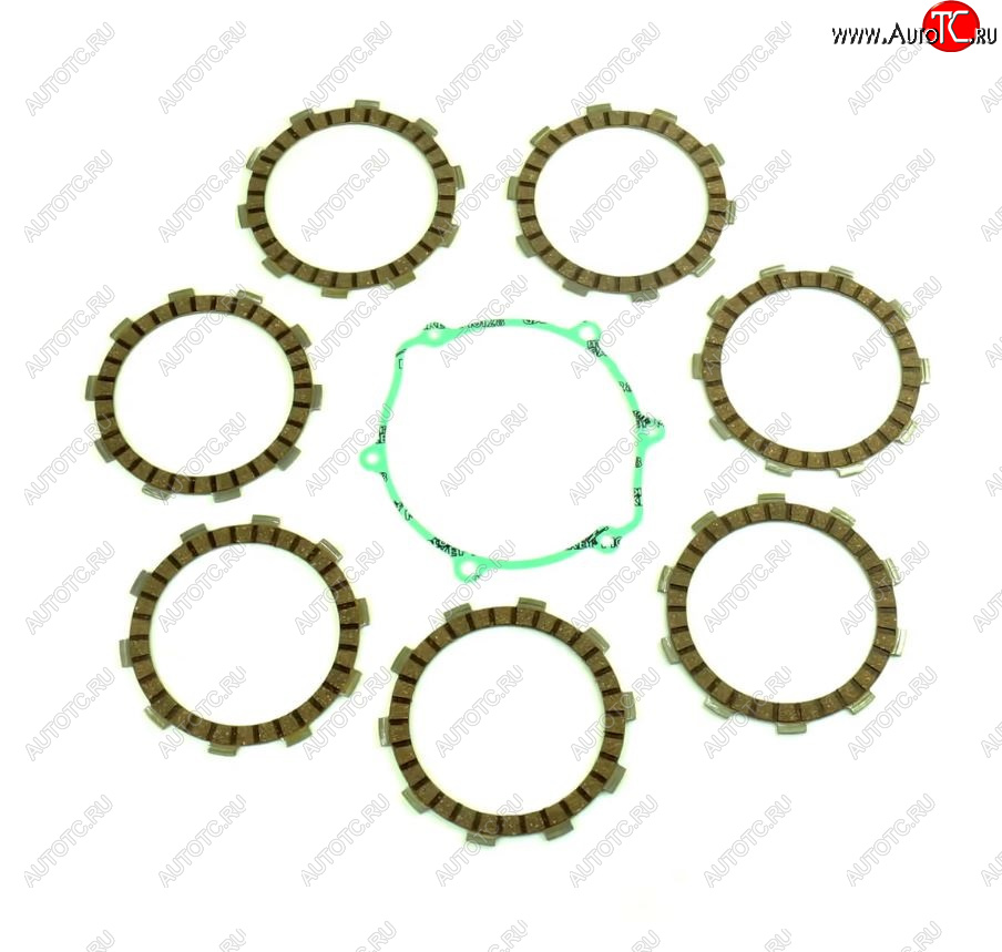 5 149 р. Компл. фрикц. дисков сцепл.+прокладка Athena Yamaha YZ85 02-22  p40230107  с доставкой в г. Воронеж