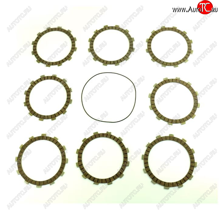 9 289 р. Компл. фрикц. дисков сцепл.+прокладка Athena Yamaha YZ450F 11-22  p40230109  с доставкой в г. Воронеж