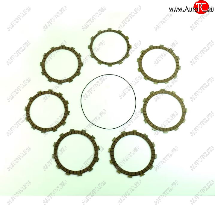 7 419 р. Компл. фрикц. дисков сцепл.+прокладка Athena Honda CRF450R 17-20, CRF450RX 17-20, CRF450X 17-22  p40230114  с доставкой в г. Воронеж