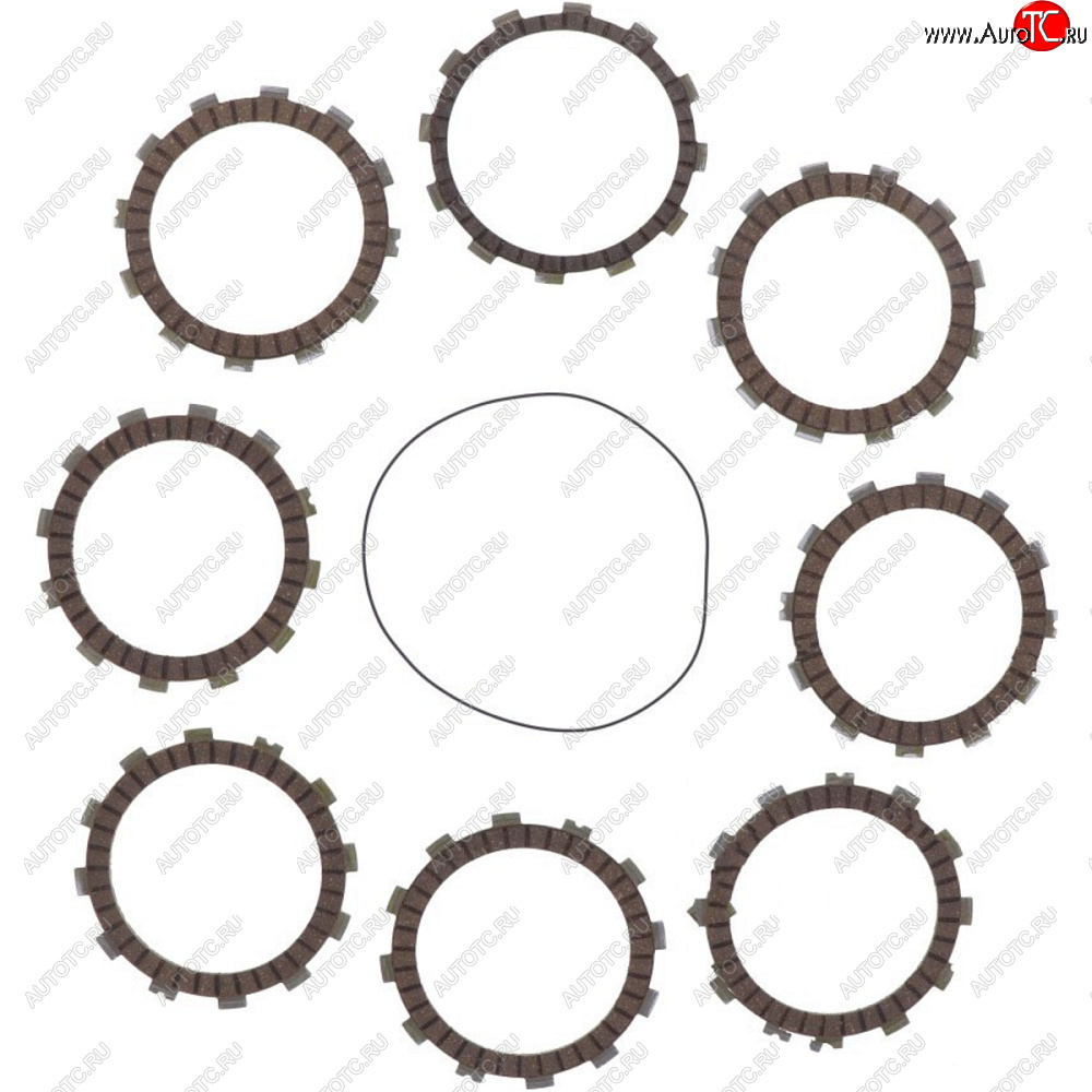 7 489 р. Компл. фрикц. дисков сцепл.+прокладка Athena Honda CRF250R 18-21, CRF250RX 19-21  p40230117  с доставкой в г. Воронеж