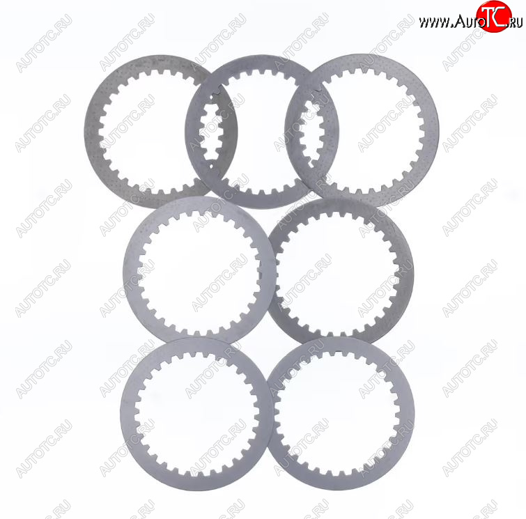 2 979 р. Компл. стальных дисков сцепления Athena Yamaha WR450F 05-18, YZ450FX 16-18  p40240041  с доставкой в г. Воронеж