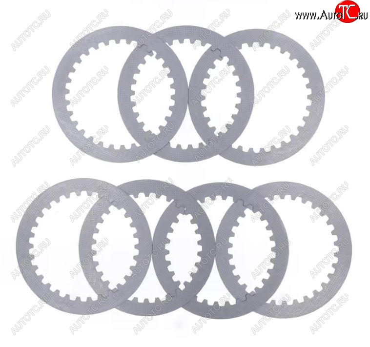 5 529 р. Компл. стальных дисков сцепления Athena Yamaha YZ450F 07-22,YZ450FX 19-22, YZ250 94-22, YZ250X 16-22  p40240061  с доставкой в г. Воронеж