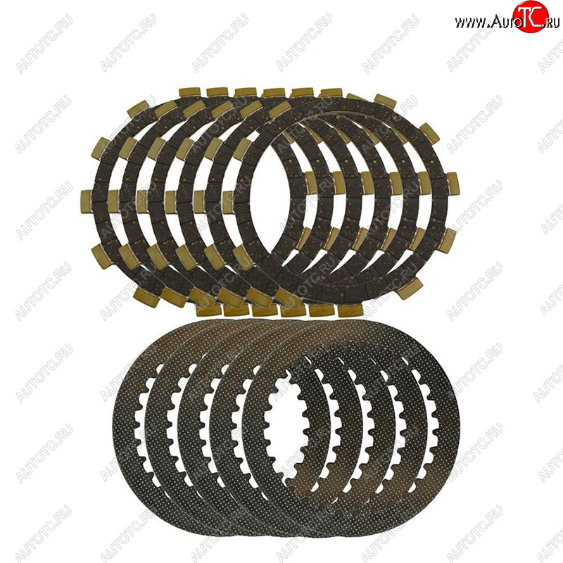 7 599 р. Комплект дисков сцепления AHL Сталь+Фрикционы Yamaha TTR250 99-06  пм-00025511  с доставкой в г. Воронеж