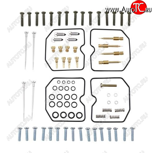 12 519 р. Ремкомплект карбюратора ALL BALLS Kawasaki NINJA 600R (ZX600C) 88-97, ZX-6R 95-97 (26-1681)  26-1681  с доставкой в г. Воронеж