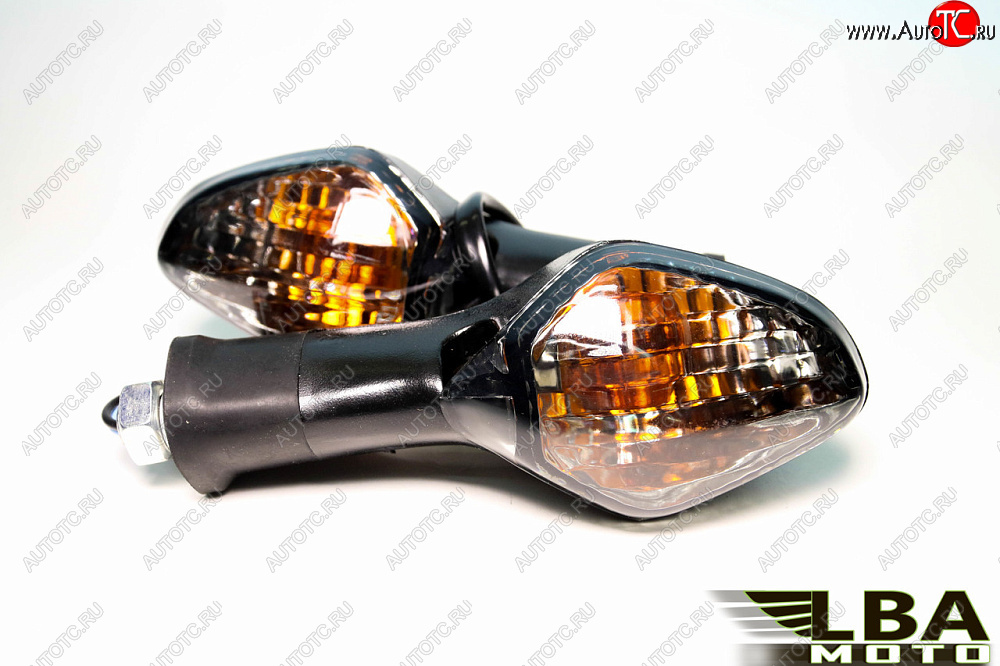 2 539 р. Поворотники Honda CRF250L 2013-2016 тёмные ПередЗад  пм-00008070  с доставкой в г. Воронеж