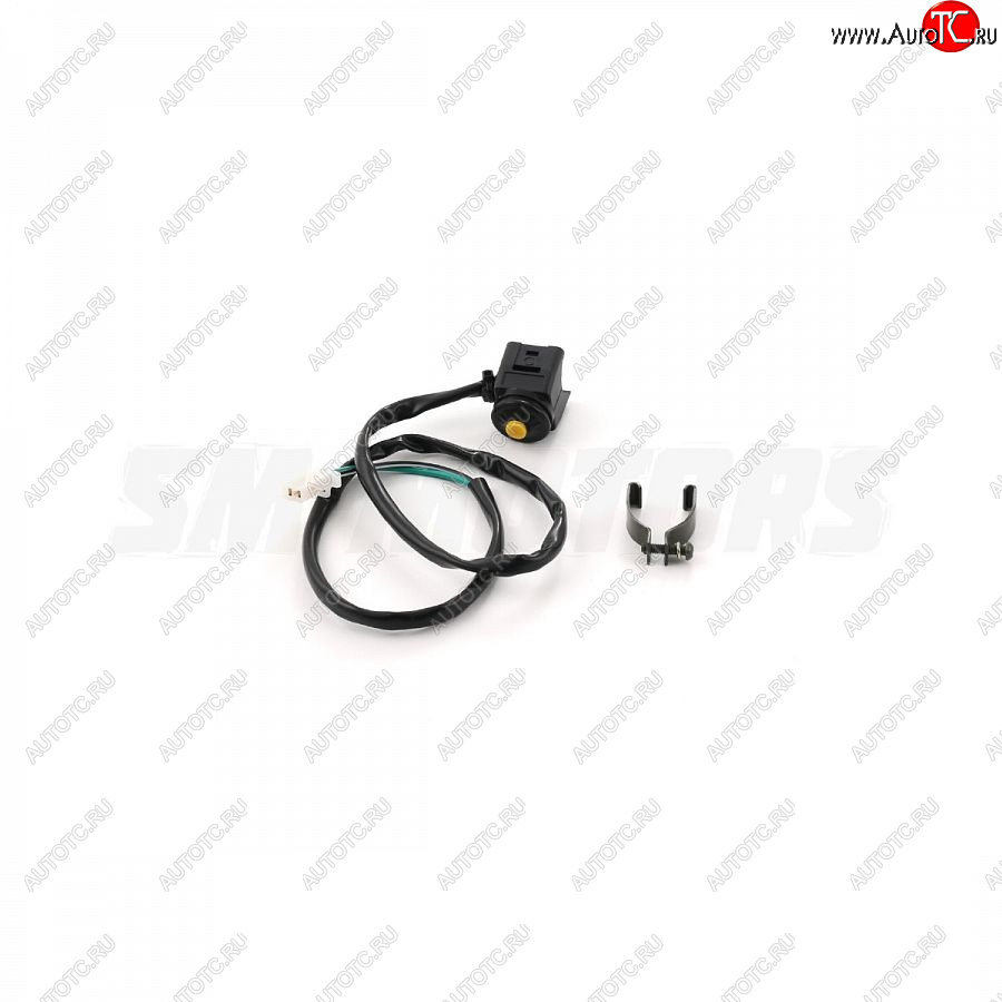 200 р. Кнопка стартера с креплением на руль круглая SM-PARTS  020340-290-9219  с доставкой в г. Воронеж