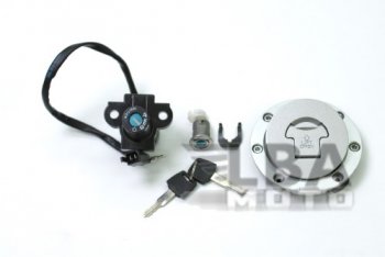 3 079 р. Комплект ключей и замков для Honda CB400 1992-1998  пм-00001434  с доставкой в г. Воронеж. Увеличить фотографию 1