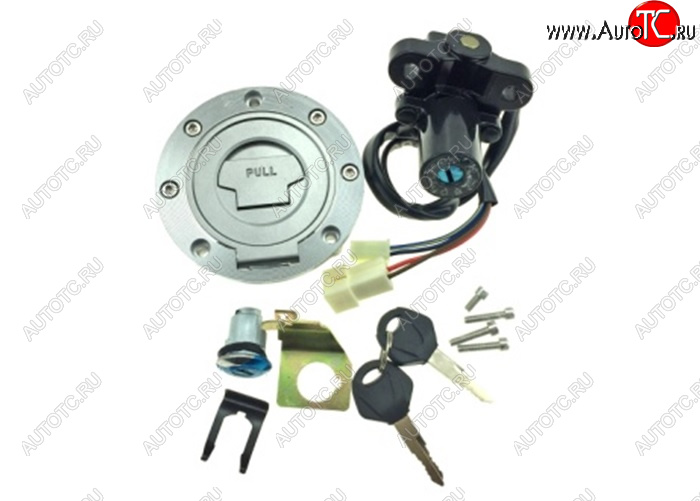 3 699 р. Комплект ключей и замков для Yamaha YZF-R1 02-14, YZF-R6 04-11, FZ6, FZ1  пм-00019468  с доставкой в г. Воронеж