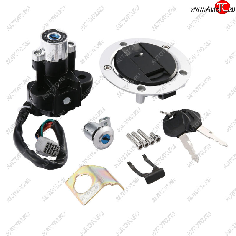3 899 р. Комплект ключей и замков для Suzuki GSF1250 05-15, GSF650 05-12, GSF1200 2006  пм-00024044  с доставкой в г. Воронеж