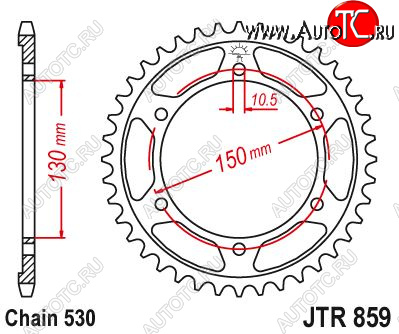 3 399 р. Звезда цепного привода JTR859 38  jtr859.38  с доставкой в г. Воронеж