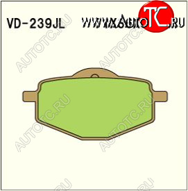 629 р. Тормозные колодки Vesrah VD 239JL	  пм-00005076  с доставкой в г. Воронеж