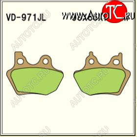 1 969 р. Тормозные колодки Vesrah VD 971JL	  пм-00005194  с доставкой в г. Воронеж