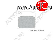 1 099 р. Тормозные колодки Parts Unlimited TSRP-639645 (DP203)  пм-00017406  с доставкой в г. Воронеж