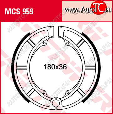 4 709 р. Тормозные колодки TRW MCS959  mcs959  с доставкой в г. Воронеж