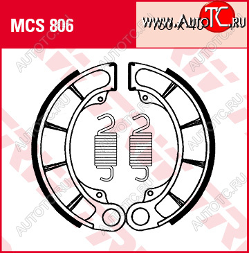 4 709 р. Тормозные колодки TRW MCS806  mcs806  с доставкой в г. Воронеж