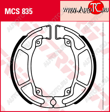3 719 р. Тормозные колодки TRW MCS835  mcs835  с доставкой в г. Воронеж