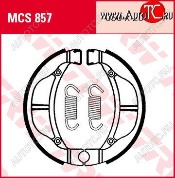 1 969 р. Тормозные колодки TRW MCS857  mcs857  с доставкой в г. Воронеж