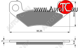 2 299 р. Тормозные колодки Gold-Fren 315 S3  315 s3  с доставкой в г. Воронеж