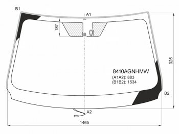10 249 р. Стекло лобовое (Обогрев щеток Датчик дождя Молдинг) Toyota RAV4 (XA40) 12-19 FUYAO 8410AGNHMW  с доставкой в г. Воронеж. Увеличить фотографию 1