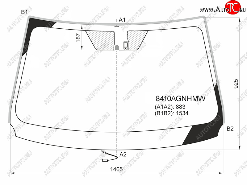 10 249 р. Стекло лобовое (Обогрев щеток Датчик дождя Молдинг) Toyota RAV4 (XA40) 12-19 FUYAO 8410AGNHMW  с доставкой в г. Воронеж