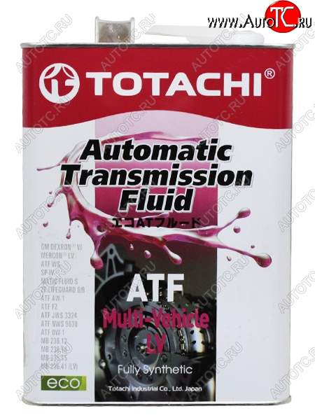 4 649 р. Жидкость для АКПП TOTACHI ATF Multi-Vehicle LV 4л TOTACHI A3004  с доставкой в г. Воронеж
