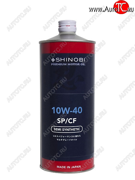 1 049 р. Масло моторное полусинтетическое SHINOBI SPCF 10W-40 1L SHINOBI SH0025  с доставкой в г. Воронеж